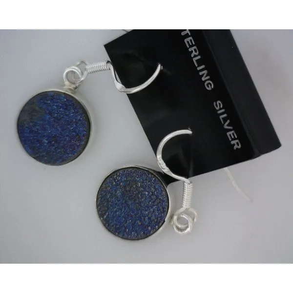 silver earrings with stones Vulcan's Forge LLC KANSAS CITY, MO