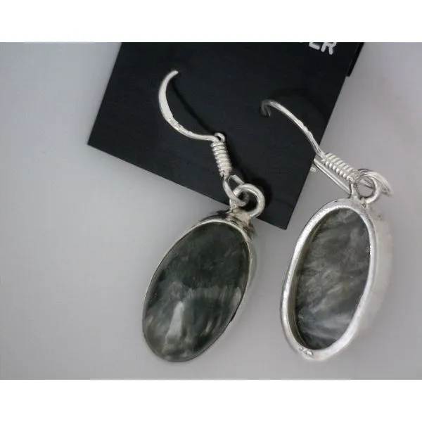 silver earrings with stones Vulcan's Forge LLC KANSAS CITY, MO