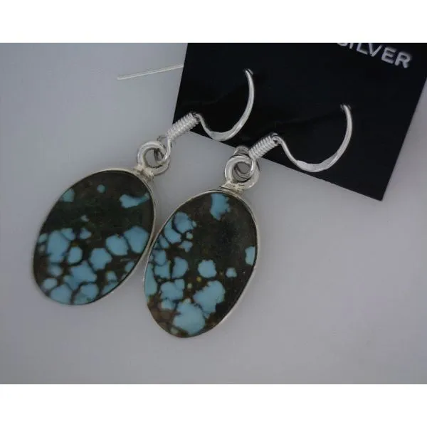 silver earrings with stones Vulcan's Forge LLC KANSAS CITY, MO