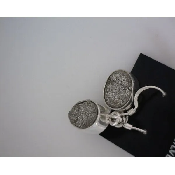 silver earrings with stones Vulcan's Forge LLC KANSAS CITY, MO