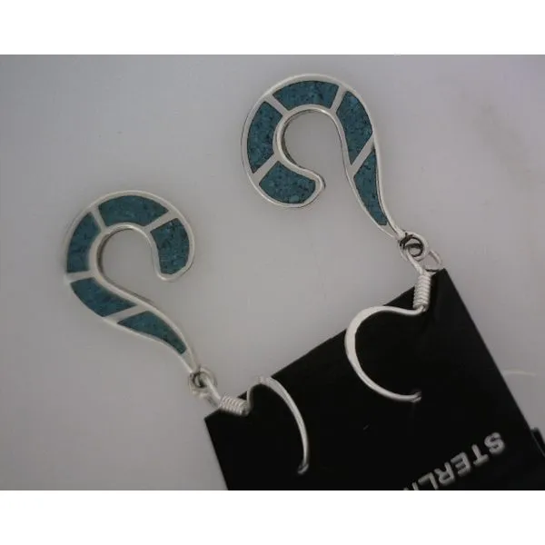 silver earrings with stones Vulcan's Forge LLC KANSAS CITY, MO
