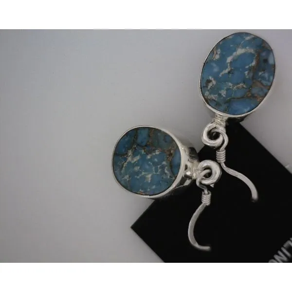 silver earrings with stones Vulcan's Forge LLC KANSAS CITY, MO