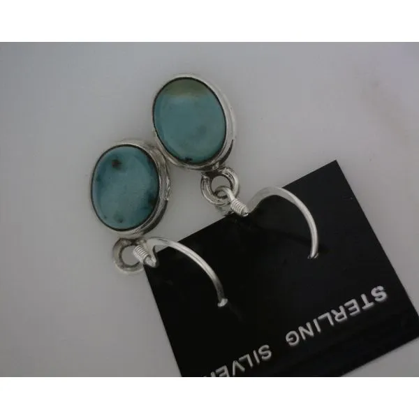 silver earrings with stones Vulcan's Forge LLC KANSAS CITY, MO