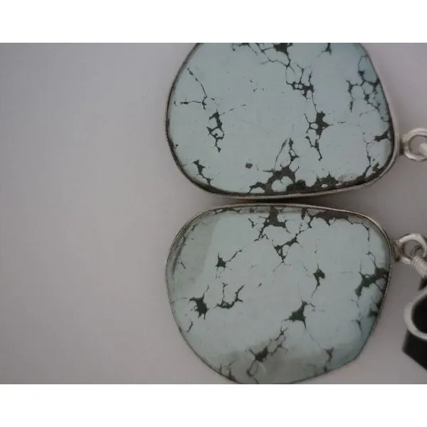 silver earrings with stones Vulcan's Forge LLC KANSAS CITY, MO