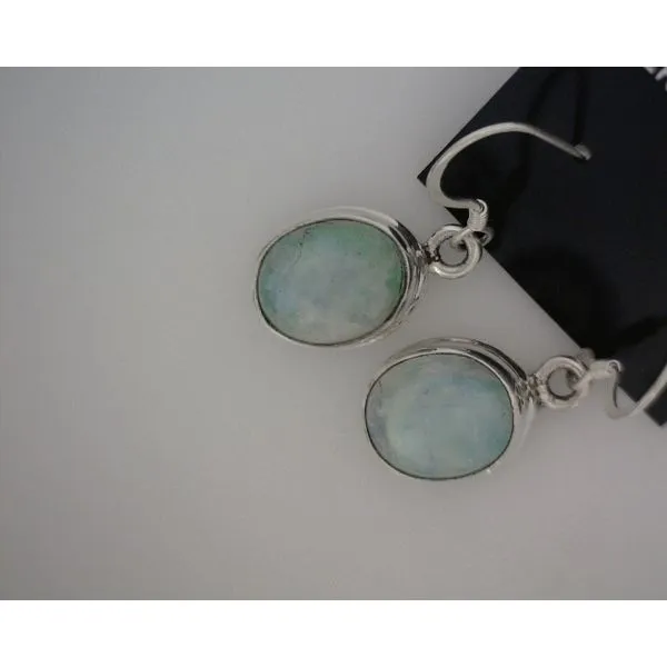 silver earrings with stones Vulcan's Forge LLC KANSAS CITY, MO