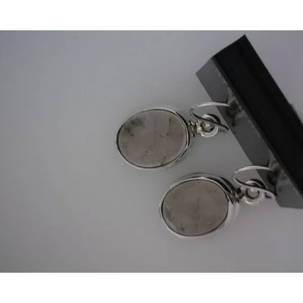 silver earrings with stones Vulcan's Forge LLC KANSAS CITY, MO