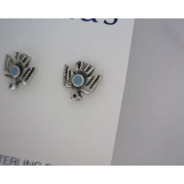 silver earrings with stones Vulcan's Forge LLC KANSAS CITY, MO