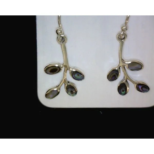 silver earrings with stones Vulcan's Forge LLC KANSAS CITY, MO