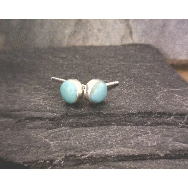 Sterling Turquoise Stud Vulcan's Forge LLC KANSAS CITY, MO