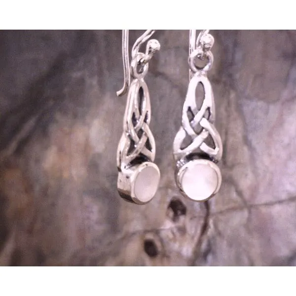 Silver Celtic Weave With M.O.P. Inlay Vulcan's Forge LLC KANSAS CITY, MO