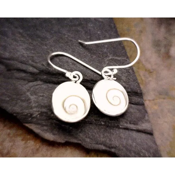 Sterling Eye Of Shiva Oval Drop Earrings Vulcan's Forge LLC KANSAS CITY, MO