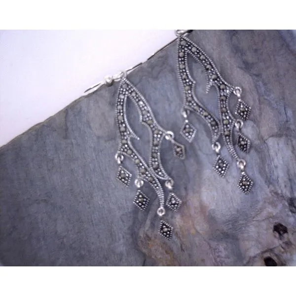 Drop Design Diamond Shape Marcasite Vulcan's Forge LLC KANSAS CITY, MO