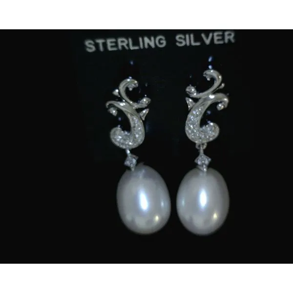 silver earrings with stones Vulcan's Forge LLC KANSAS CITY, MO