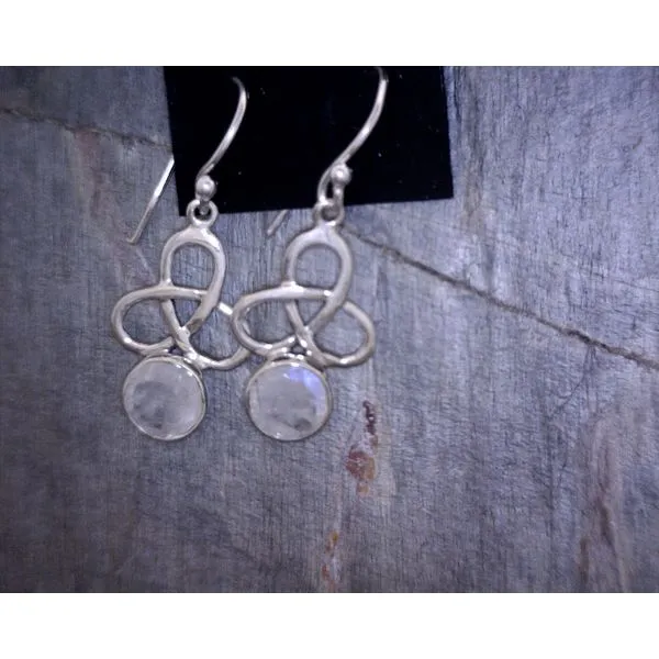 Sterling Silver Moonstone Earrings Vulcan's Forge LLC Kansas City, MO