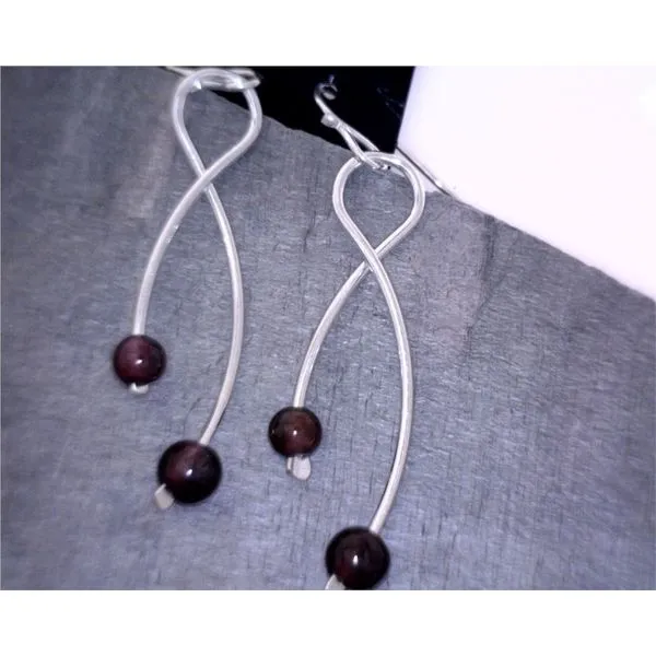 Sterling Silver  Drop Earrings Vulcan's Forge LLC Kansas City, MO