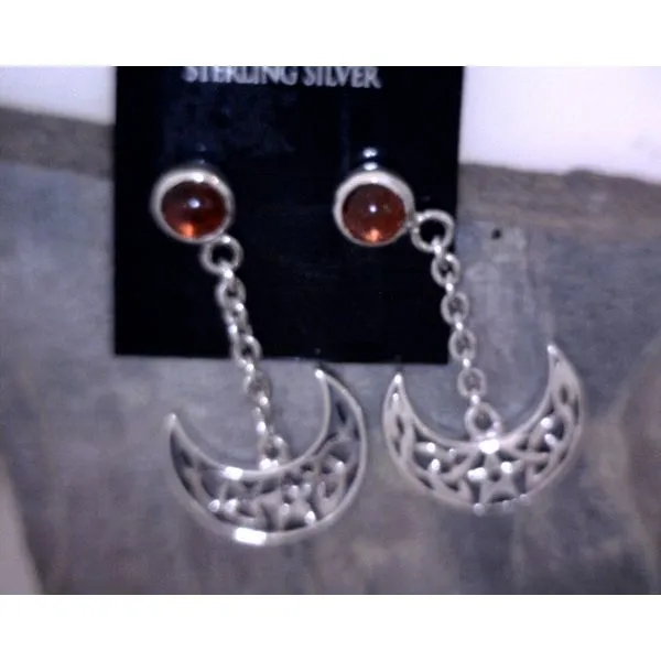 Sterling Silver Garnet Earrings Vulcan's Forge LLC KANSAS CITY, MO