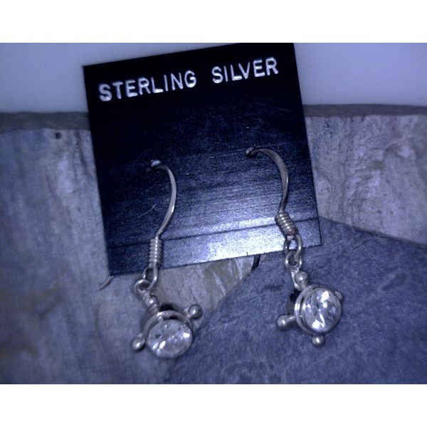 Sterling Silver Quartz Earrings Vulcan's Forge LLC Kansas City, MO