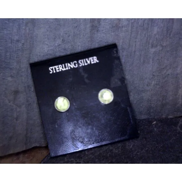 Sterling Silver Peridot Earrings Vulcan's Forge LLC KANSAS CITY, MO