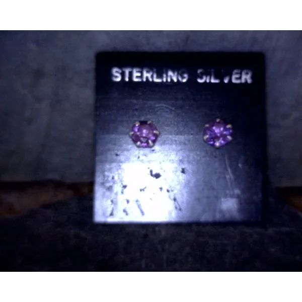 Sterling Silver Amethyst Studs Vulcan's Forge LLC KANSAS CITY, MO