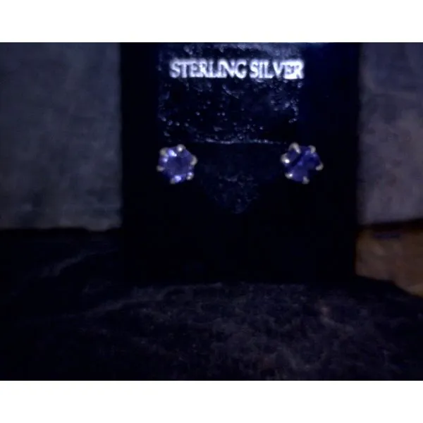 Sterling Silver iolite Studs Vulcan's Forge LLC KANSAS CITY, MO