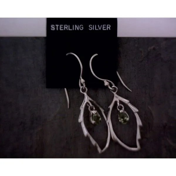 Sterling Silver Peridot Earrings Vulcan's Forge LLC KANSAS CITY, MO