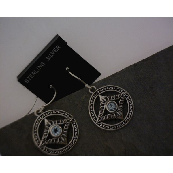 Sterling Silver Evil Eye Earrings Vulcan's Forge LLC Kansas City, MO