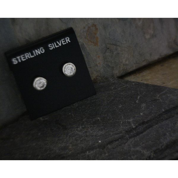 Sterling Silver CZ Stud Vulcan's Forge LLC Kansas City, MO