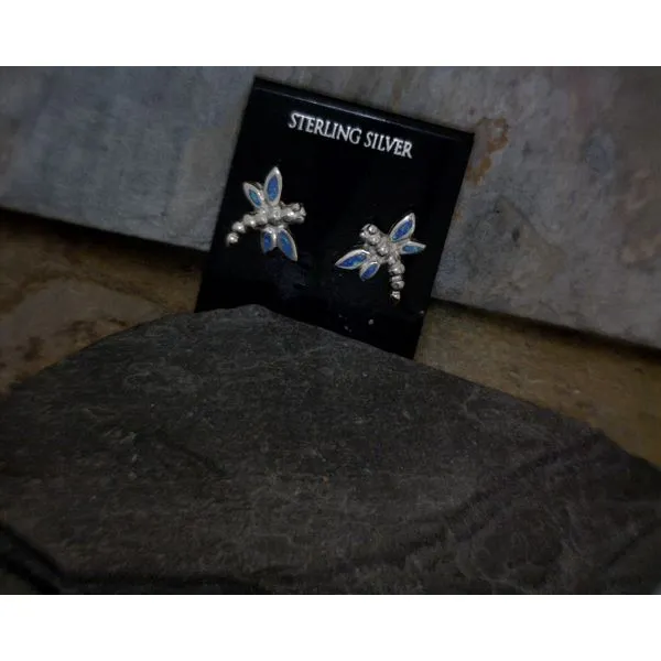 Sterling Silver Dragon Fly Stud Vulcan's Forge LLC KANSAS CITY, MO