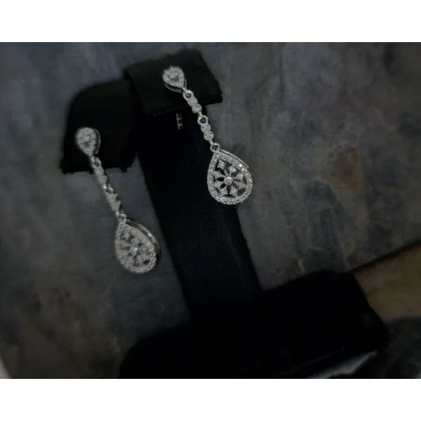 SS Drop Style Diamond Earrings Vulcan's Forge LLC KANSAS CITY, MO