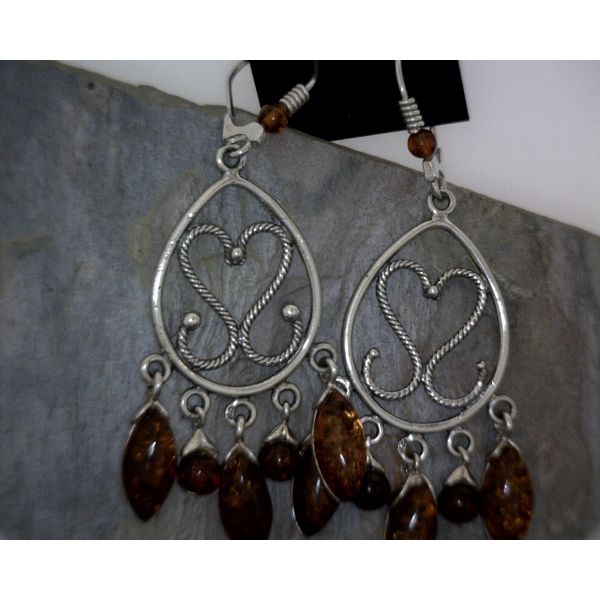 Sterling Silver Amber Vulcan's Forge LLC KANSAS CITY, MO