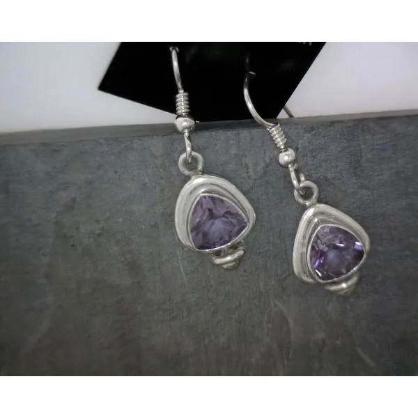 Sterling Silver  AMETHYST Earring Vulcan's Forge LLC Kansas City, MO