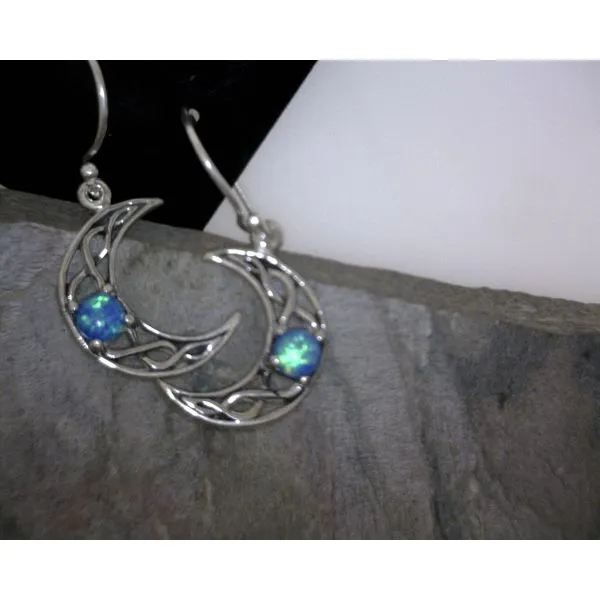 Sterling Silver Opal Earrings Vulcan's Forge LLC KANSAS CITY, MO