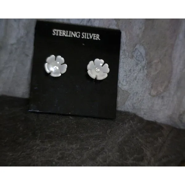 Sterling Silver Flower Studs Vulcan's Forge LLC KANSAS CITY, MO