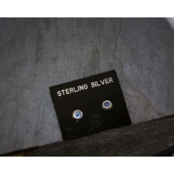 Sterling Silver crystal Earring Vulcan's Forge LLC Kansas City, MO