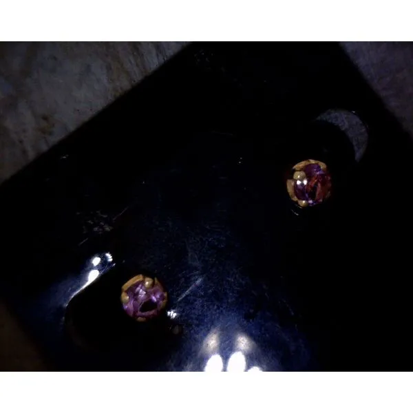 Sterling Silver Amethyst Earrings Vulcan's Forge LLC KANSAS CITY, MO