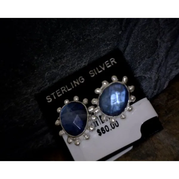 Sterling Silver Moonstone Earrings Vulcan's Forge LLC KANSAS CITY, MO
