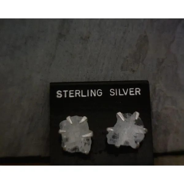 Sterling Silver Moonstone earrings Vulcan's Forge LLC KANSAS CITY, MO