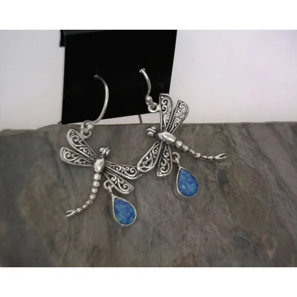 Sterling DragonFly Earrings Vulcan's Forge LLC KANSAS CITY, MO