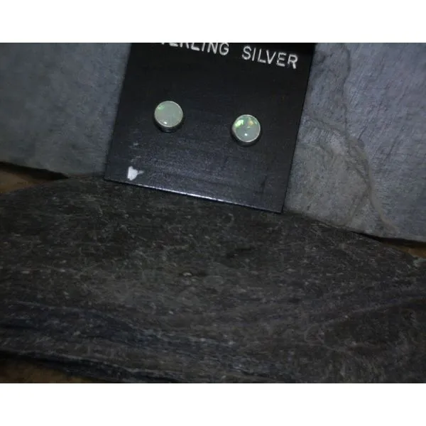 Sterling Silver Opal Earrings Vulcan's Forge LLC KANSAS CITY, MO