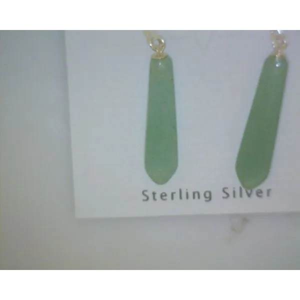 Adventurine drop earrings Vulcan's Forge LLC Kansas City, MO