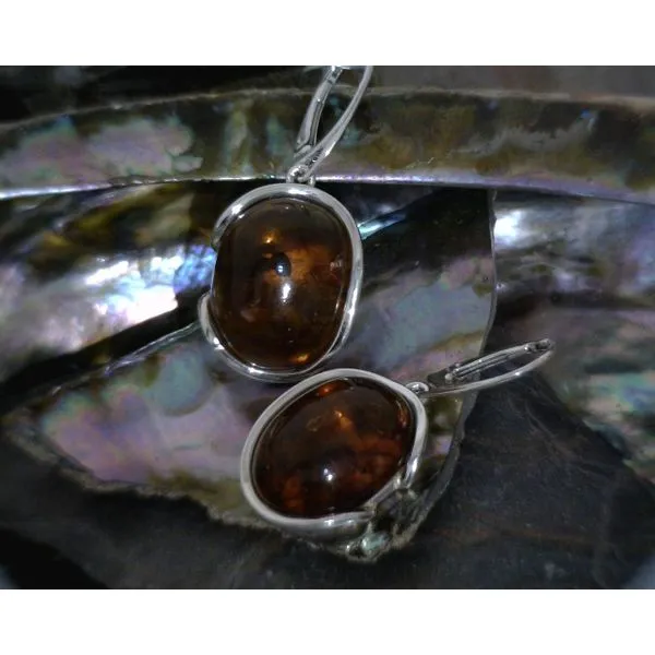 silver earrings with stones Vulcan's Forge LLC Kansas City, MO