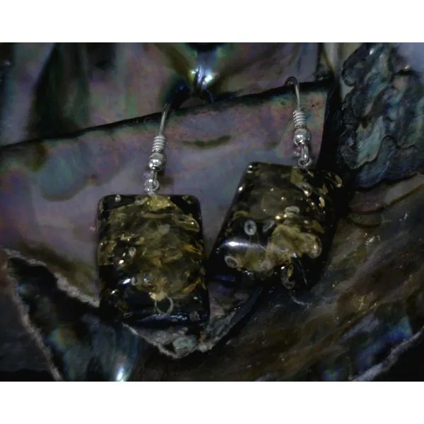 silver earrings with stones Vulcan's Forge LLC Kansas City, MO