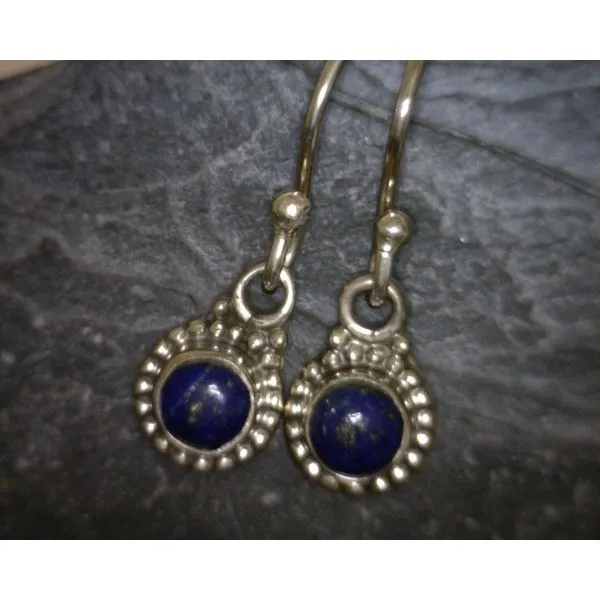 silver earrings with stones Vulcan's Forge LLC Kansas City, MO