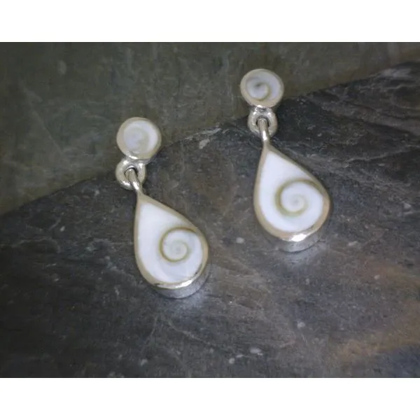 SS Eye Of Shiva Drop Earrings Vulcan's Forge LLC KANSAS CITY, MO