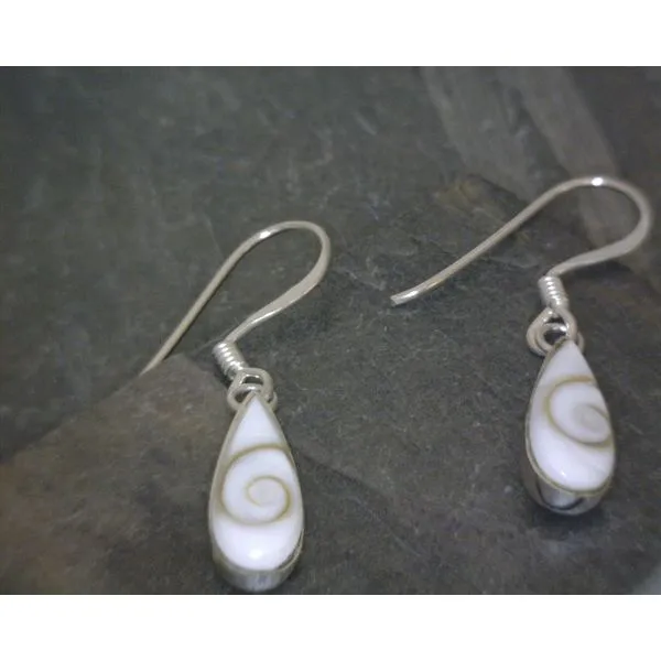 SS Pear Shiva Eye Drop Earrings Vulcan's Forge LLC Kansas City, MO