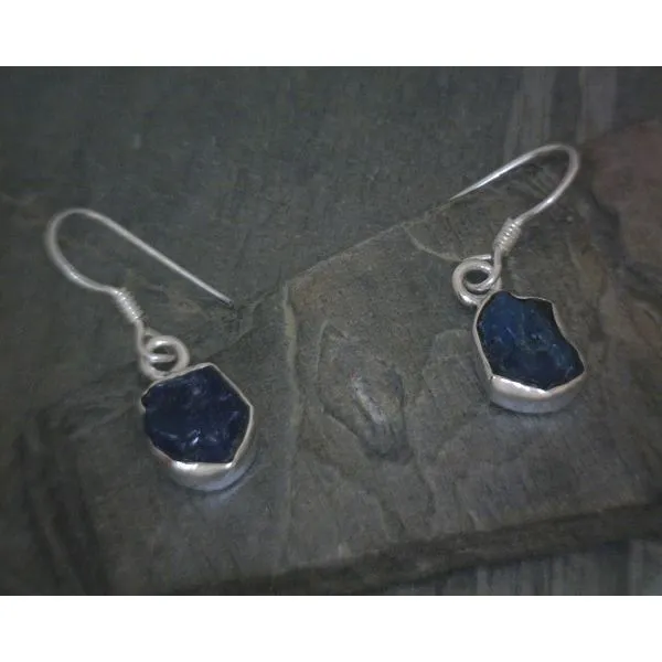 Ss Bz Raw Apatite Drop Earrings Vulcan's Forge LLC KANSAS CITY, MO