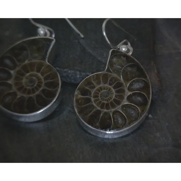Ss Bz Ammoniate Drop Earrings Vulcan's Forge LLC KANSAS CITY, MO