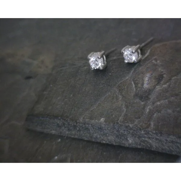 SS 3MM Cubic Zirconium Stud Vulcan's Forge LLC KANSAS CITY, MO
