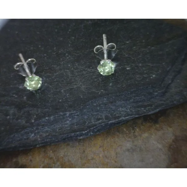 SS Peridot Stud Earrings Vulcan's Forge LLC KANSAS CITY, MO