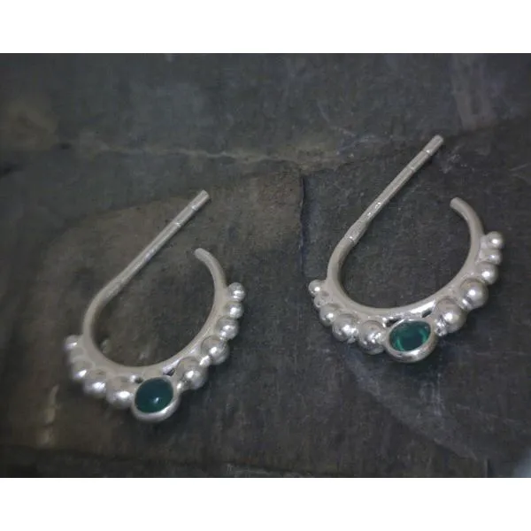 SS Green Onyx Hoop Vulcan's Forge LLC KANSAS CITY, MO